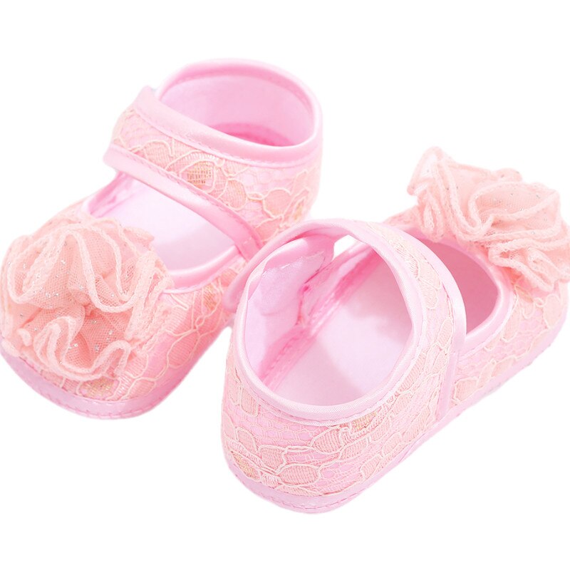 Zomer Baby Meisjes Schoenen Mode Effen Kleur Prinses Kant Bloem Schoenen Zachte Tong Peuter Casual Schoenen Voor 0-1 jaar Oude