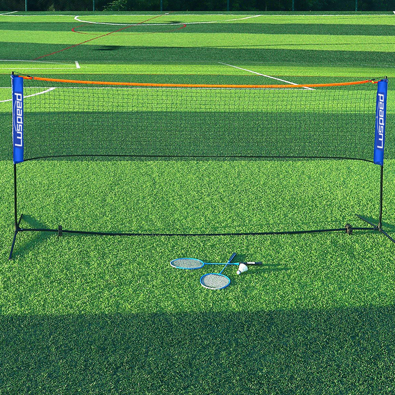 Portátil Folding Standard Professional Badminton Net, Indoor e Outdoor Sports, Voleibol, Treino de Ténis, Square Mesh