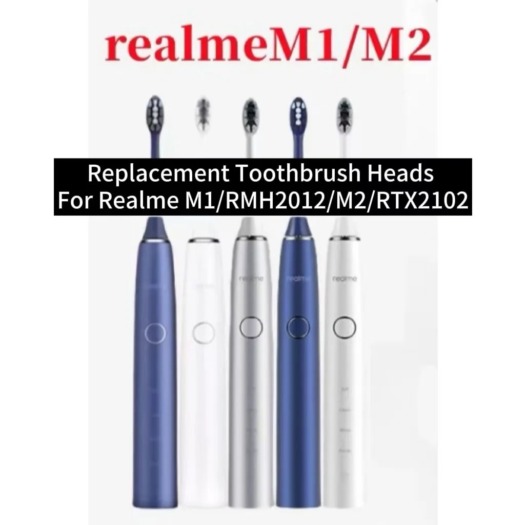 For Realme M1/RMH2012/M2/RTX2102 Replacement Toothbrush Heads For Realme Electric Toothbrush M1/RMH2012/M2/RTX2102，4/8/16PCS