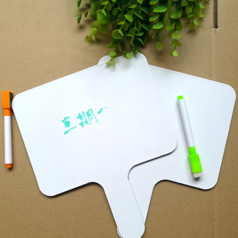 10-100 Stuks Droog Wissen Antwoord Peddels Handheld Dubbelzijdige Peddels Mini White Boards Kleine White Board Droog Wissen borden Veiling