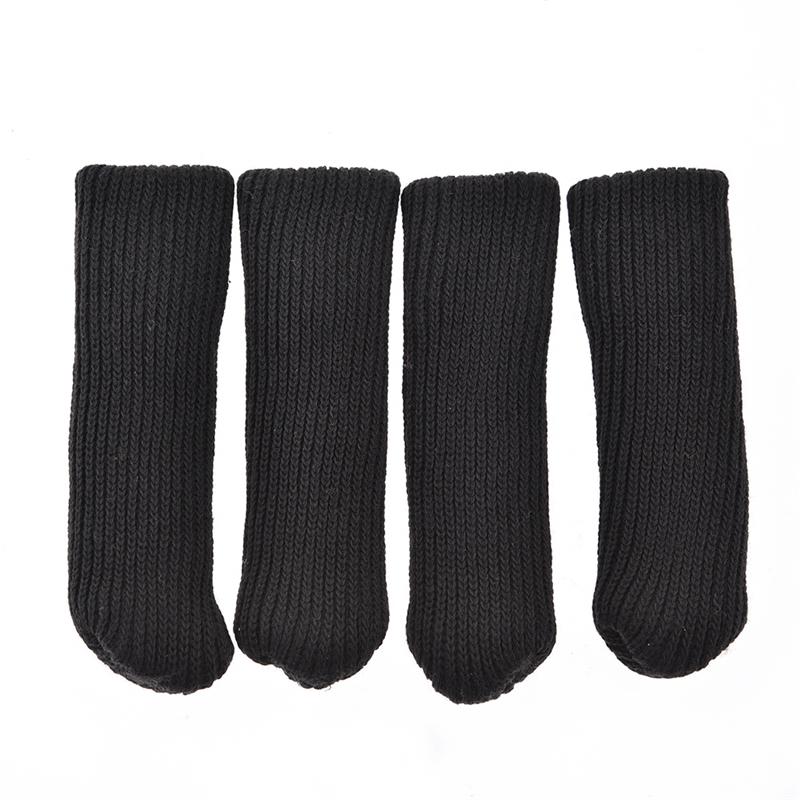4 Stuks Stoel Been Sokken Doek Handschoenen Vloer Bescherming Breiwol Sokken Anti-Slip Tafel Meubels Voeten Mouw Cover protectors: D2