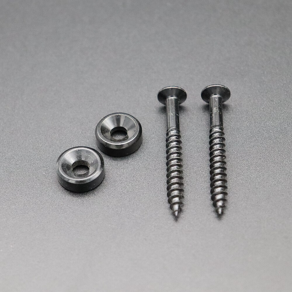 4pcs Guitar Neck Fixed Mounting Screw Ferrules Bushings and Bolts for Electric Guitar Bass