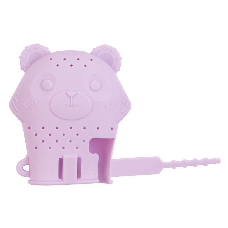 freundlicher Winter fäustlinge Kleinkind Mädchen Jungen Zahnen Gel Silikon Sicherheit Baby Molaren Stock перчатки: lila 