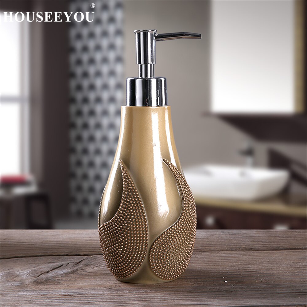 Hand Pump Liquid Soap Dispenser Bathroom Kitchen Sink Shampoo Sanitizer Bath Shower Gel Press Lotion Bottle Washing