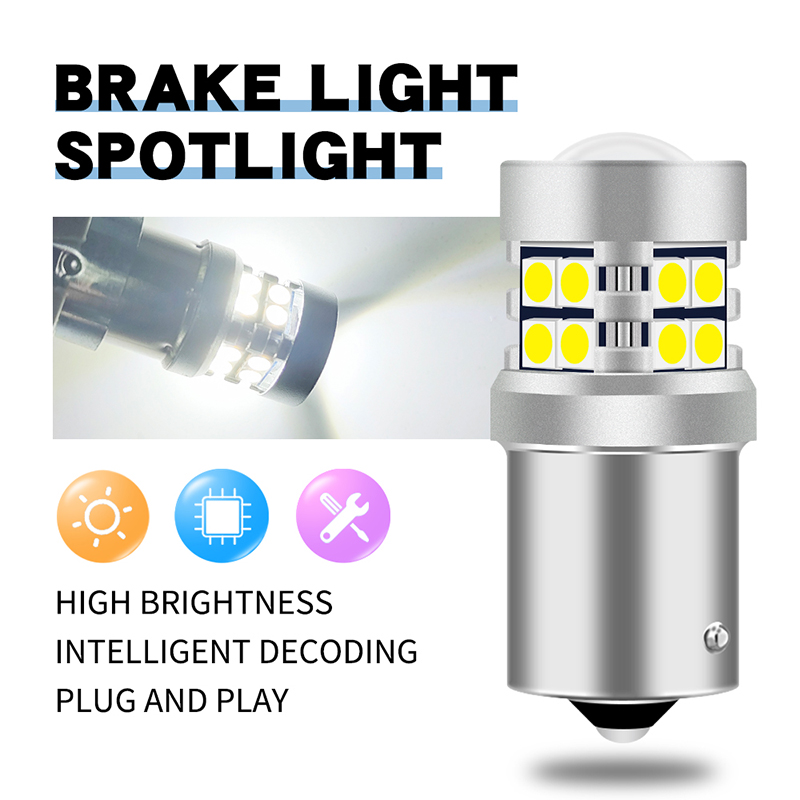 Luces LED traseras de marcha atrás para coche, intermitentes, 19smd, 12V, 1156 BA15S, BAU15S, 1157, T20, 7440, T25, 3157, 3156