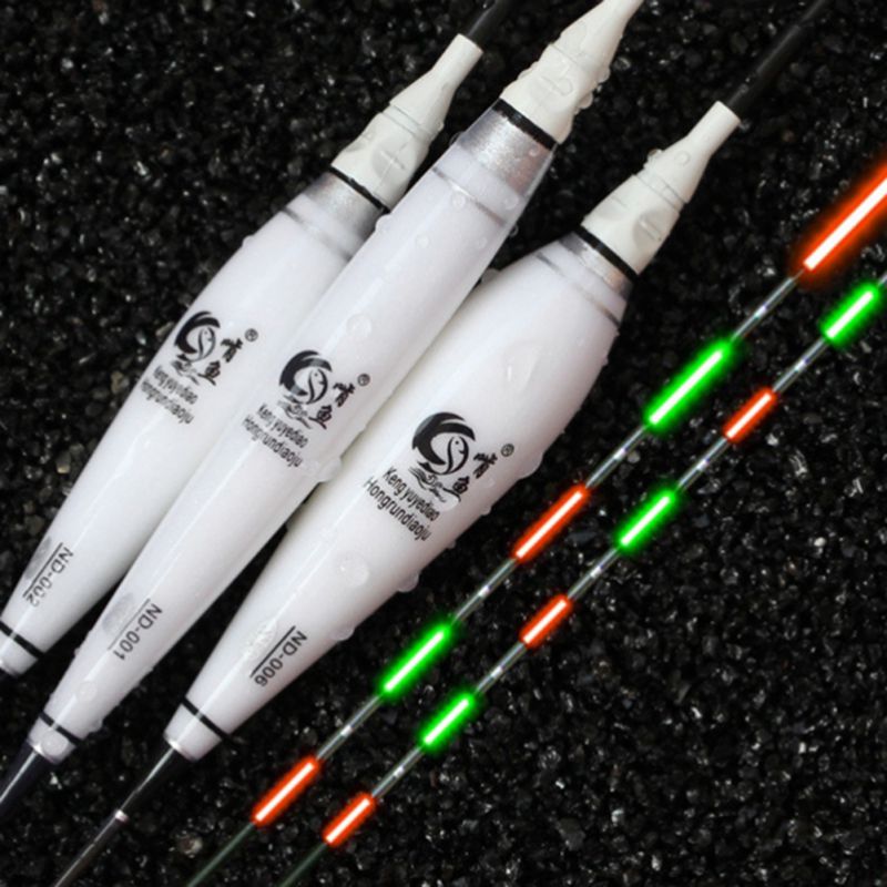 Smart Fishing Float Bite Alarm Fish Bite Bait Light LED Color Change Automatic Night Electronic Changing Buoy