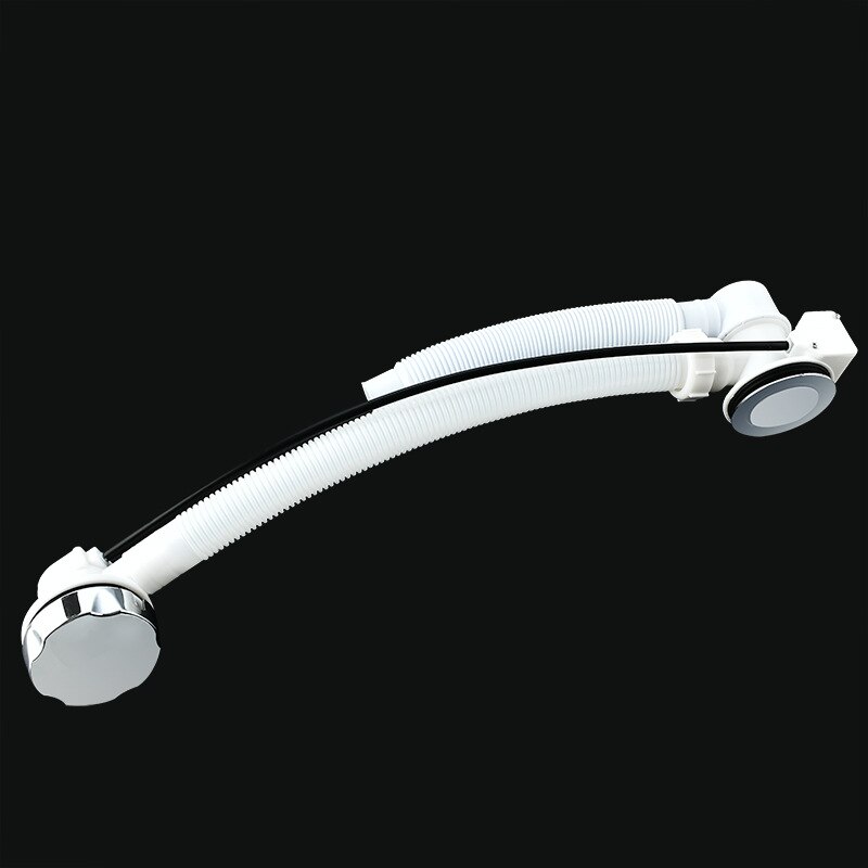 Dolt badavlopp pop-up plugg plast vrid krom handtag up plug badkar vatten dolt plaströr sil