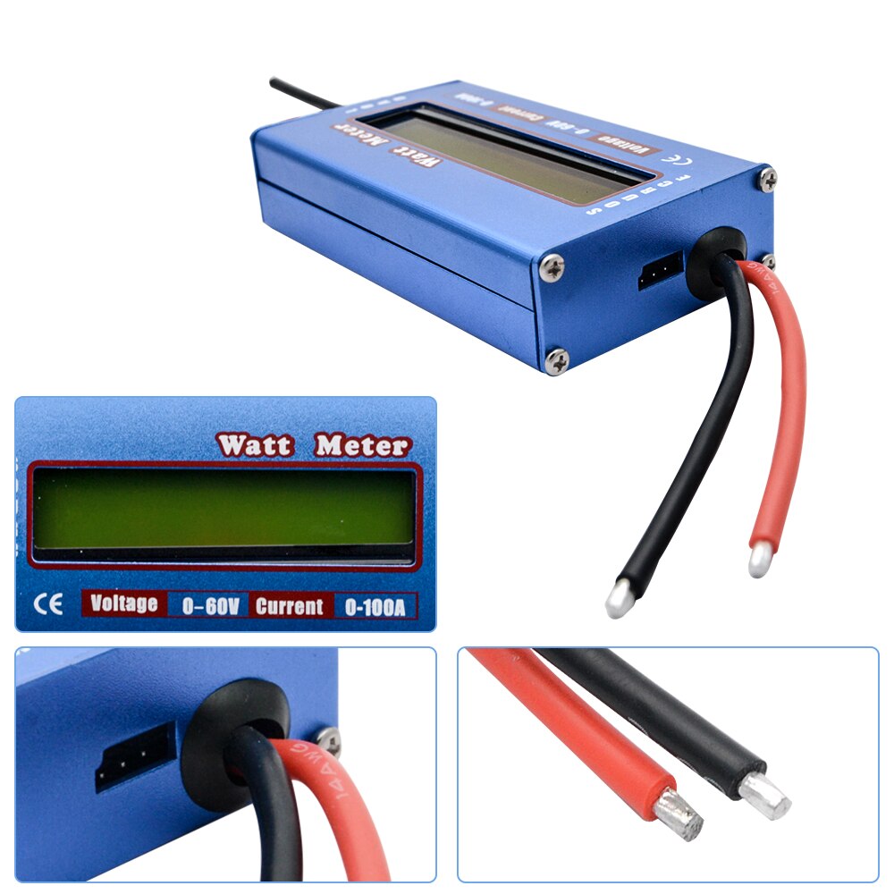 DC 12V 24V POWER ANALYSER WATT VOLT AMP METER SOLAR WIND ANALYZER AMMETER