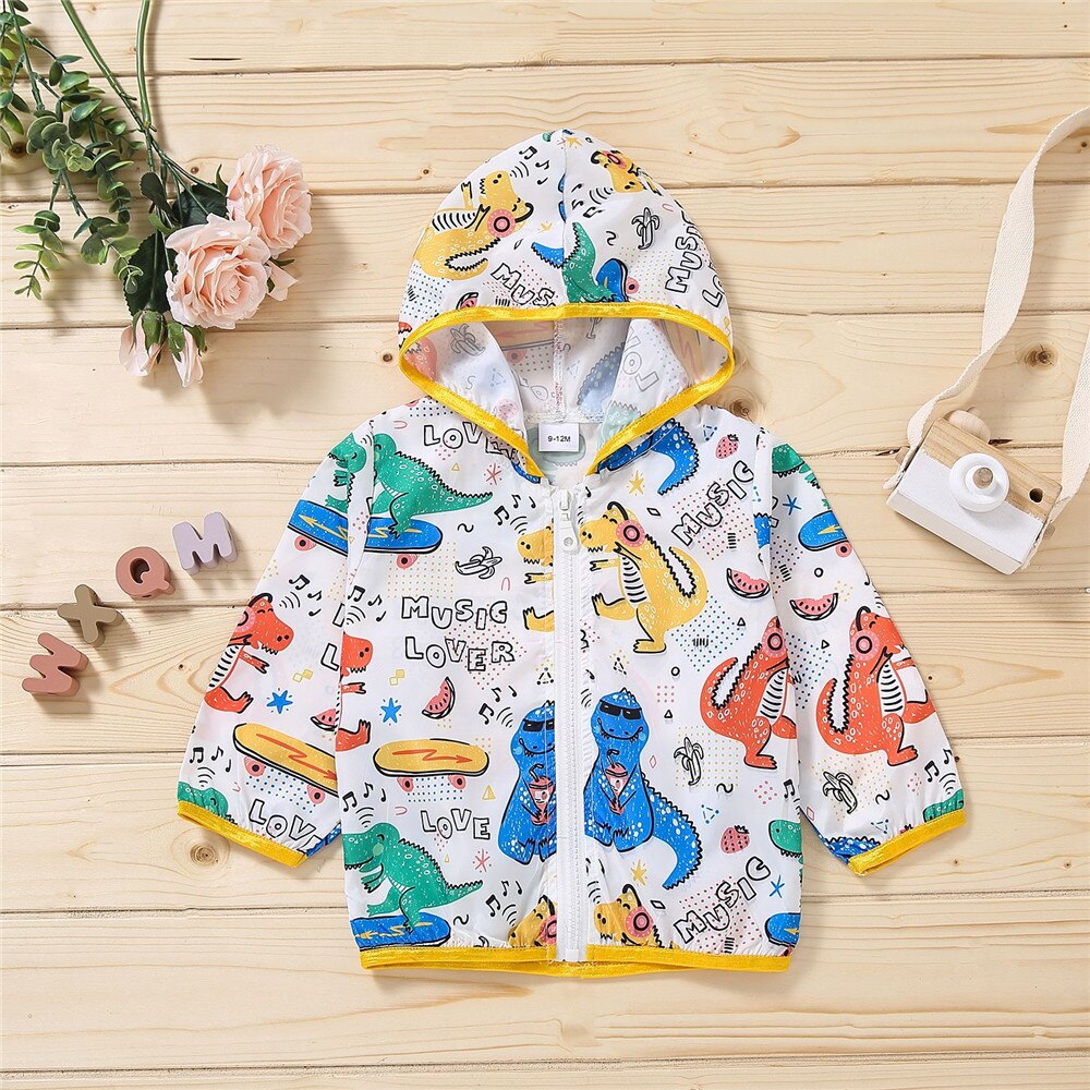 ZAFILLE Baby Abschläge Dinosaurier Kostüm Sonnencreme Strickjacke Für Baby Jungen Sommer Kleidung Wenig Baby Nette Jungen t-Hemden: 12-18M