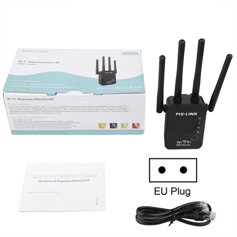 Wifi Amplifier Pro Router 300M 2.4G Repeater Network Expander Range Extender Roteader Mi Wireless Router Wi-fi