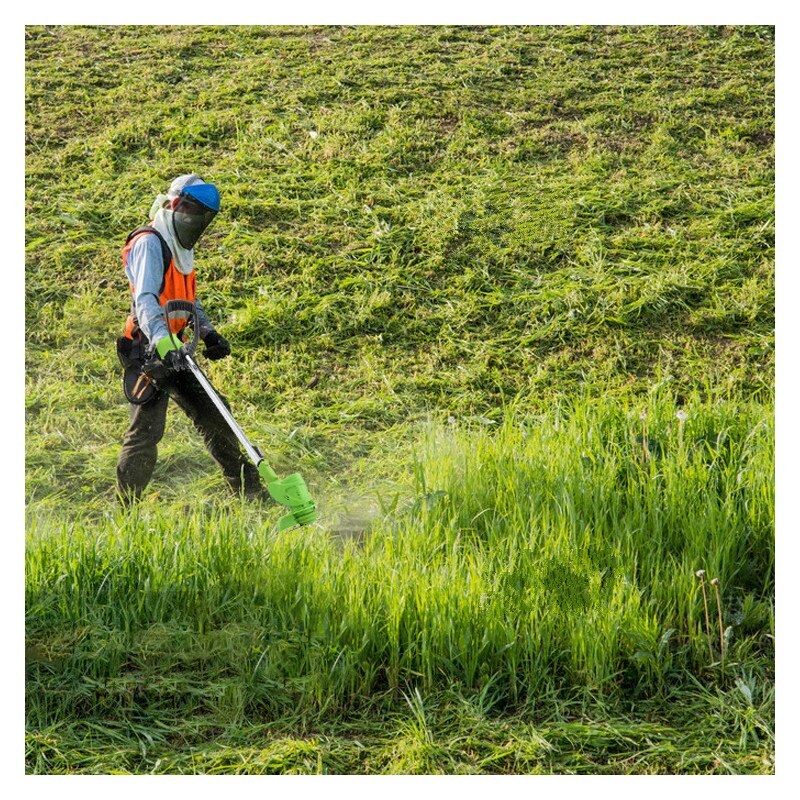 Draagbare Elektrische Grastrimmer Handheld Grasmaaier Huishouden Draadloze Wieder Tuin Snoeien Tool Oplaadbare Lithium Batterij