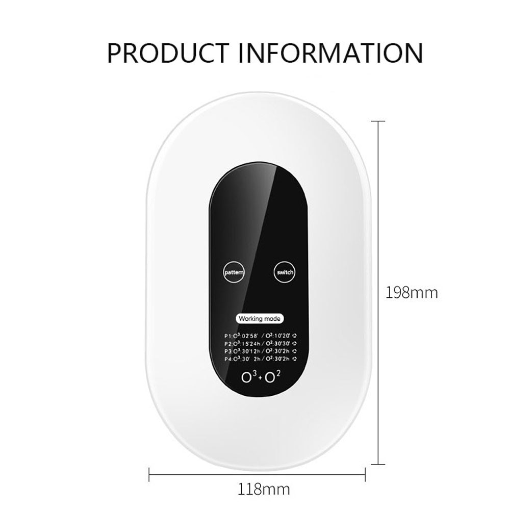 Smart Formaldehyde Deaerator Air Purifier Household Ozone Machine Kitchen Toilet Deodorant Deodorizer Deformaldehyde