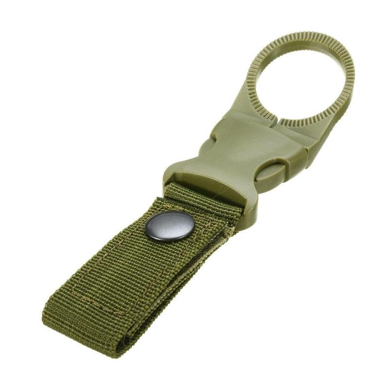 Plastic Hook Nylon Webbing Clip Cycling Water Bottle Chain Hiking Key Convenient Bottle Carabiner Water Hook Camping Holder A6E6