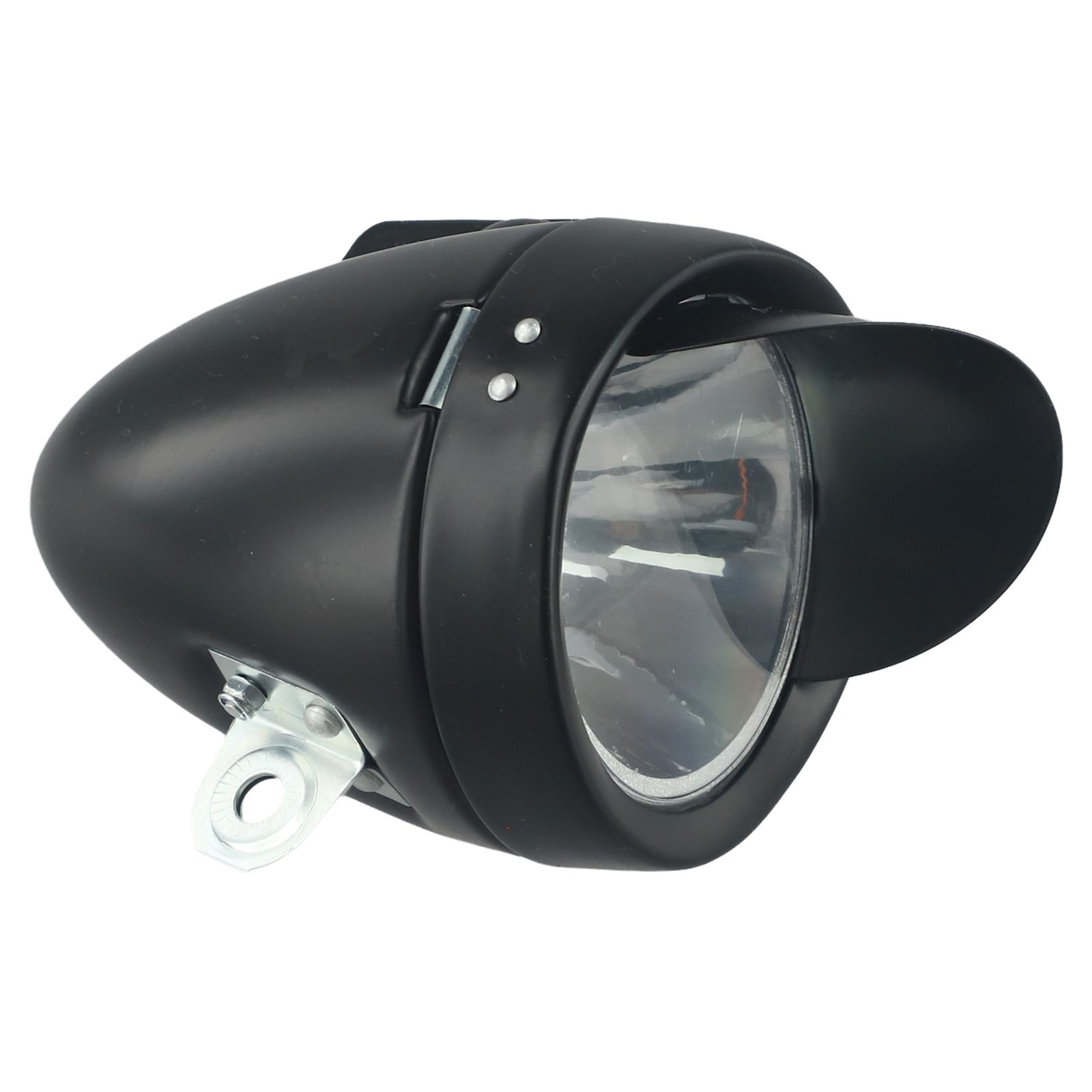 1 stücke Fahrrad Lichter Scheinwerfer Klassische Chrom Vintage Fahrrad LED Licht Scheinwerfer Vorne Retro Kopf Lampen