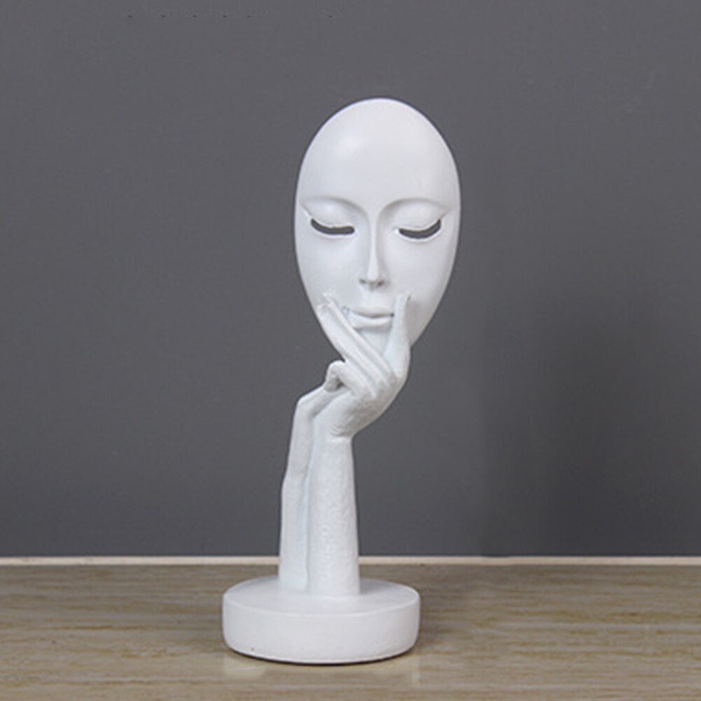 Abstrait visage humain modèle Statue résine Statues pour la décoration Sculptures Art artisanat bureau Sculpture bureau décor à la maison