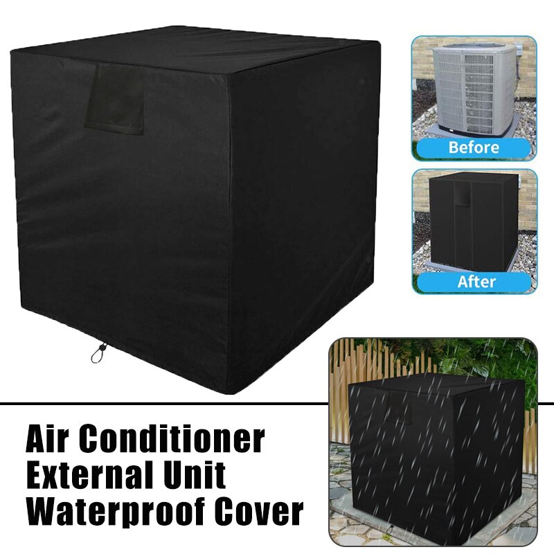 Outdoor Square Vertical Air-conditioning External Unit Cover Air Conditioner Outside Machine Dust-proof and Rain-proof Cover