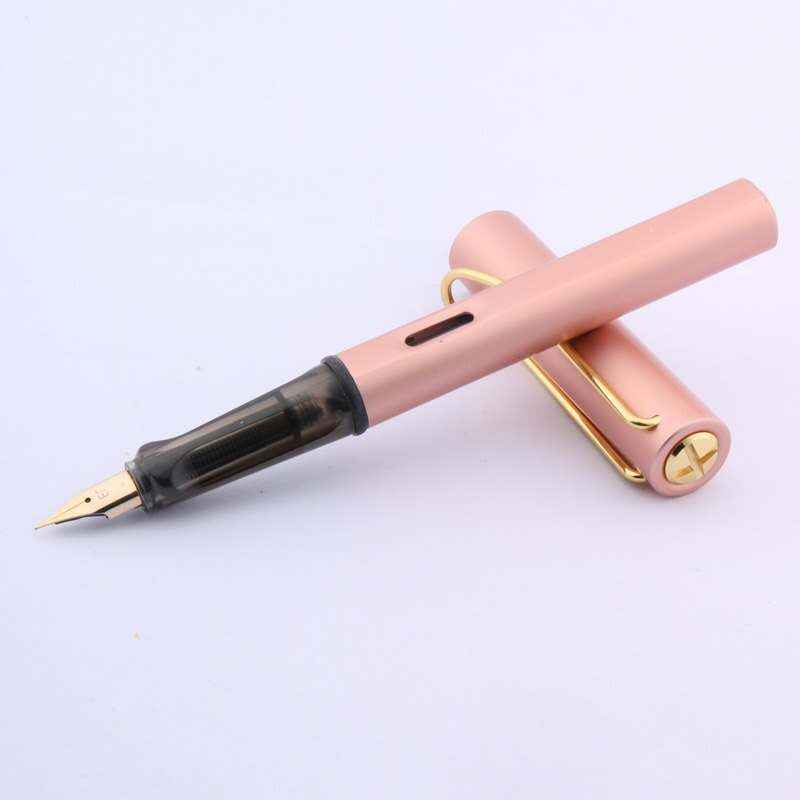multiple 01 colour Fountain Pen ink pens Frosted holder metal EF 0.38mm Stationery Office school supplies: A7
