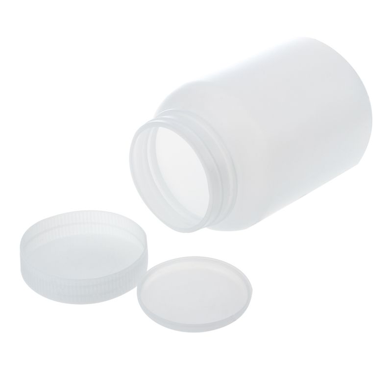 Witeg Reagent Flesjes Met Schroefdop Brede Hals - Amber Glas 50 Ml Set 85 Stuks
