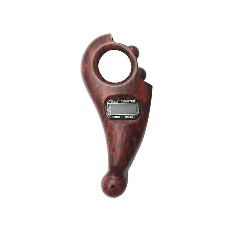 Digital Counter Buddha Beads Relaxation Decompression Toy Durable Wood Handheld Digital Display Counter for Buddhist Finger Game: A