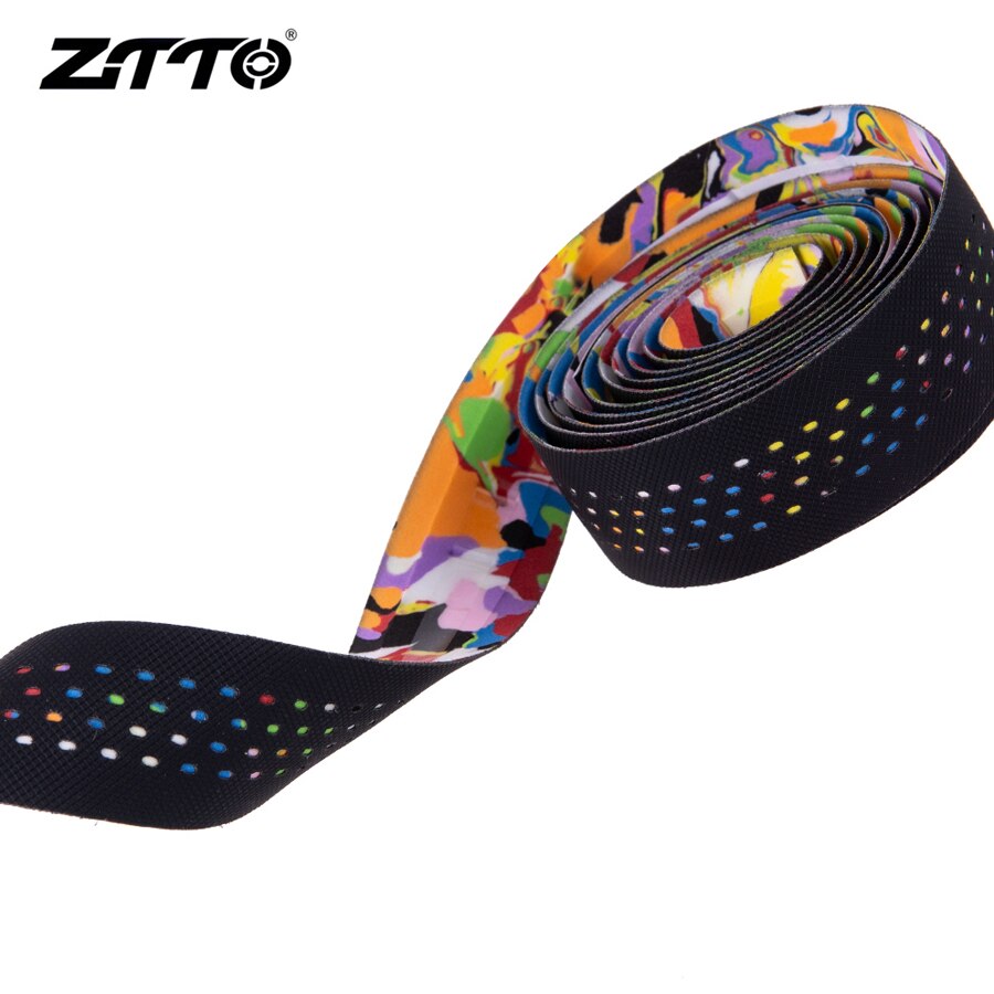 Bicycle Handlebar Tape Vibration Damping Road Bike Bar Tape Anti-Vibration EVA PU bar Tape Colorful handlebar tape