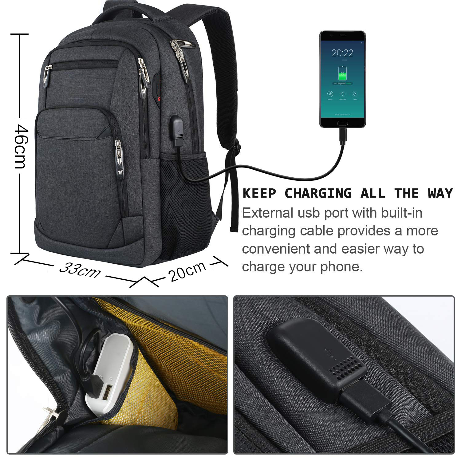 Homem mochila saco de viagem ao ar livre saco de lente da câmera preto ergonomia bolsa para portátil grande capacidade montanhismo bolsa à prova dwaterproof água