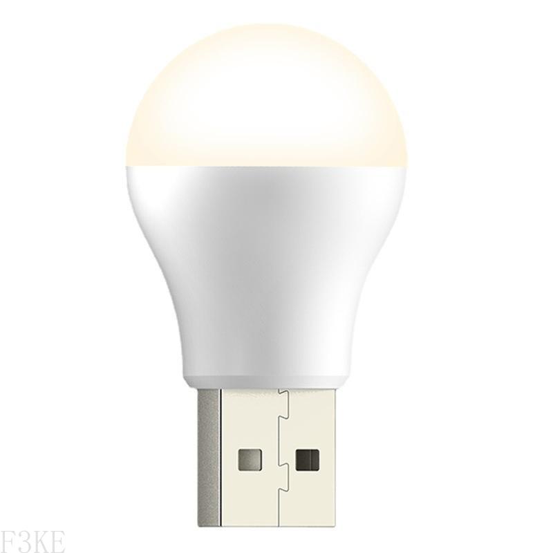 F3KE USB LED Night Light Eye for Protection Lesen leichter Computer Mobile Power Charg: YELLOW