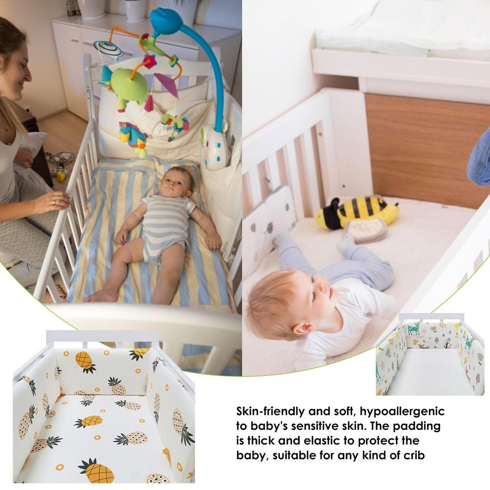 eins nordisch Krippe Anti-kollision Bett Umfang Baby Bett Verdicken Stoßstange Krippe Um Kissen Bett Schutz Kissen Zimmer Dekor