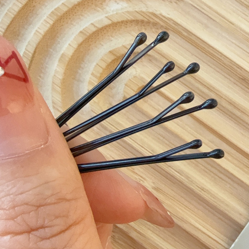 50/300 Stück schwarze Haarspangen U-förmige Bobby Stift unsichtbare gewellte Haarnadel Frisur Styling Metall Haargriff Haarspange Haarschmuck