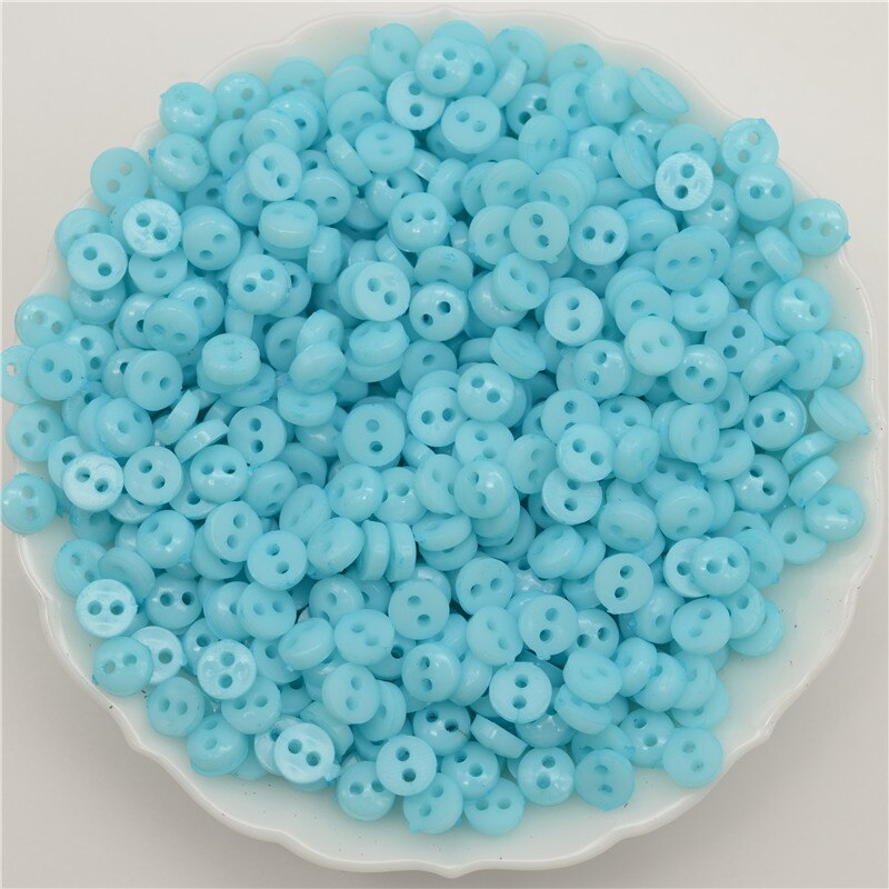 100Pcs Mini Knoppen 6Mm Ronde Kleine Knop Voor Diy Ambachten Pop Schoenen Kleding Kleding Naaien Effen Kleur Cartoon Scrapbooking