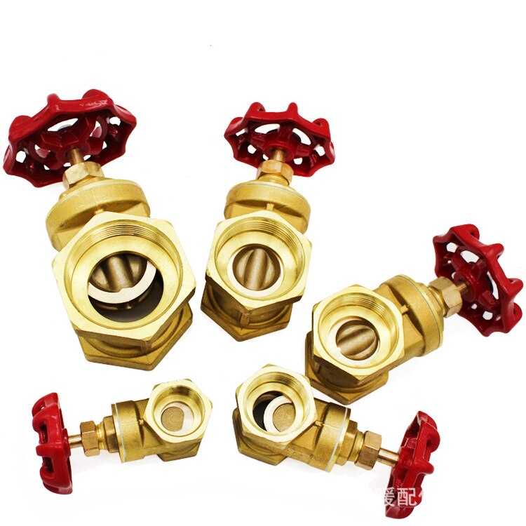 Copper gate valves DN15 20 25 water valve switch valve Internal thread Gate valves
