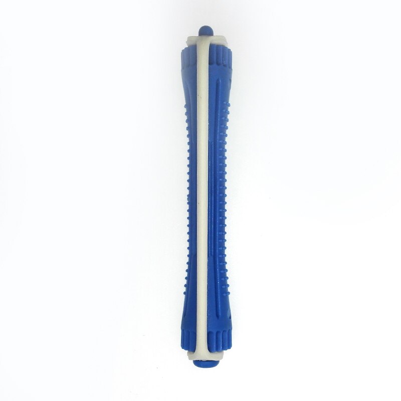 12pcs Diameter 8mm Hair Perm Rods With Rubber Band Hair Curlers Rollers Plastics Hollow Core Flexi Rod Hairdressing Tools UN517