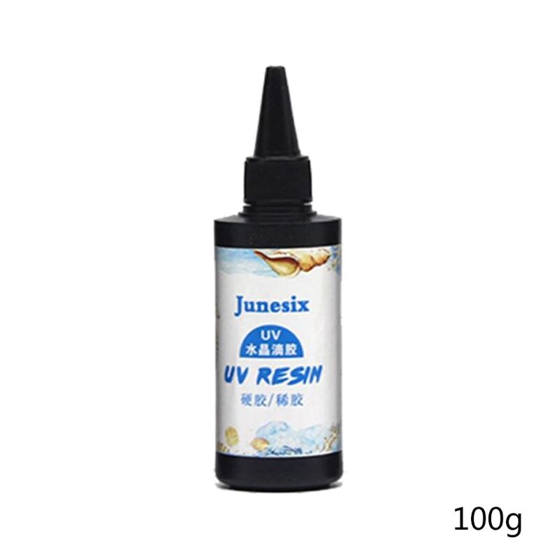 10/20/25/50/60/100g Ultraviolet Curing Epoxy UV Resin Hard Glue for DIY Jewelry B85D: A100