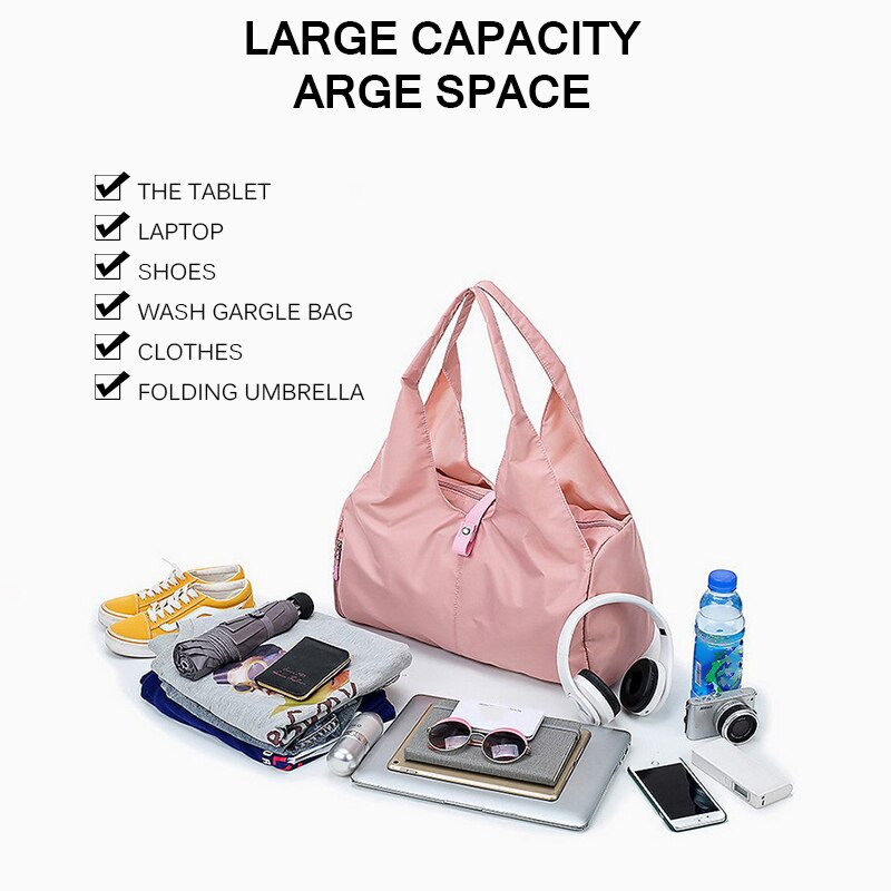 Fitness Sport Bag Portable Gym Yoga Women Travel Shopping Foldable Bags Waterproof Sport Running Camping Bags Covers Accessories