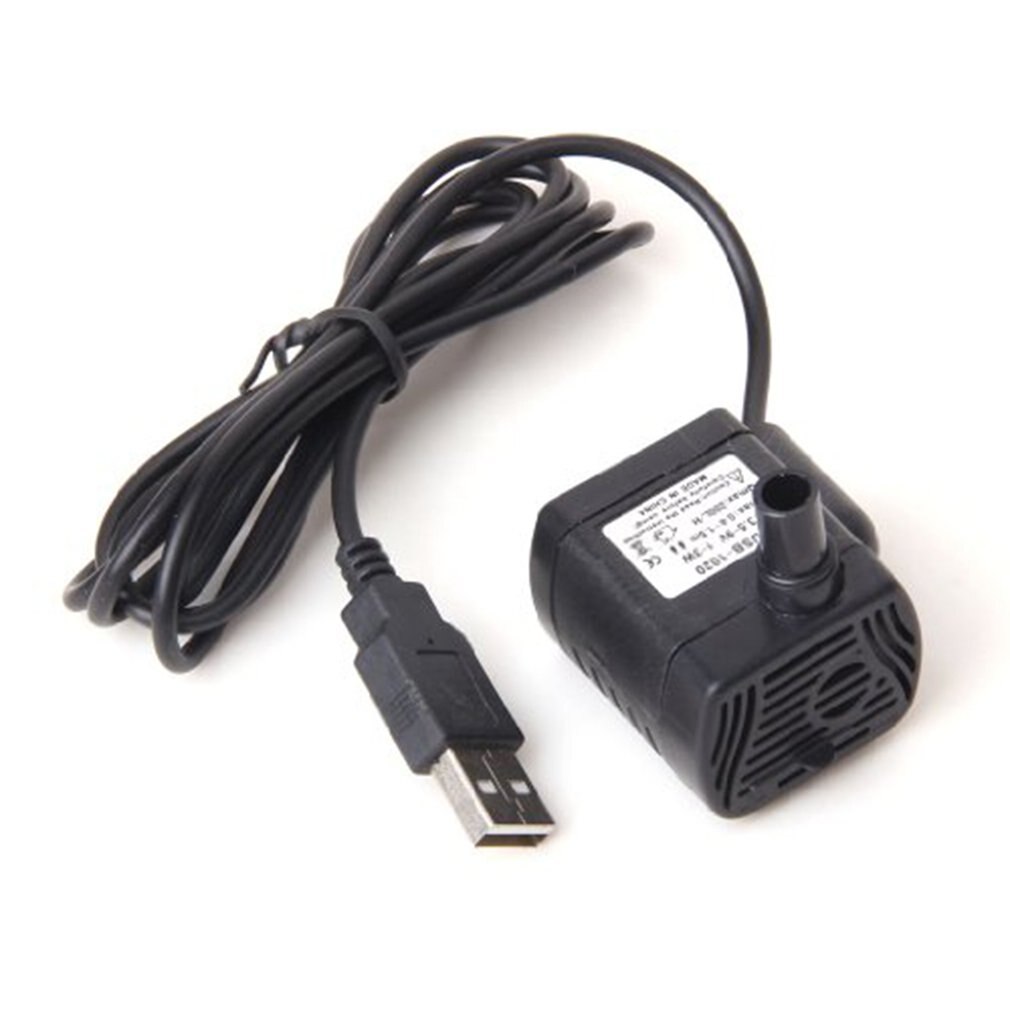 Microbomba sumergible de Usb-1020 para acuario, fuente de tanque de peces de 3W, Dc3.5V-9V,