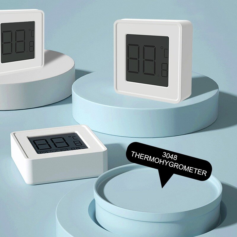 Digital Thermometer 2 Lcd Screen Digital Hydrometer Wireless Smart Temperature Humidity Sensor No Battery
