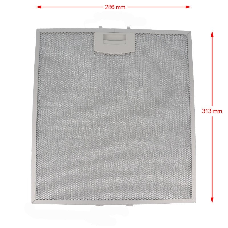 Afzuigkap gaasfilter (metalen vetfilter) vervanging voor neff  d89 e 21 n 0 1 stuk