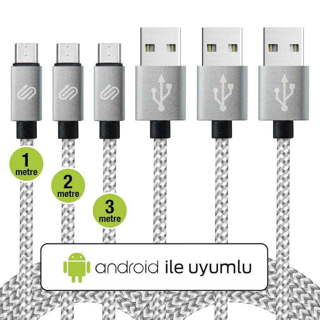 QWERTS Micro USB Fast Charging Cable For Samsung and Android Compatible