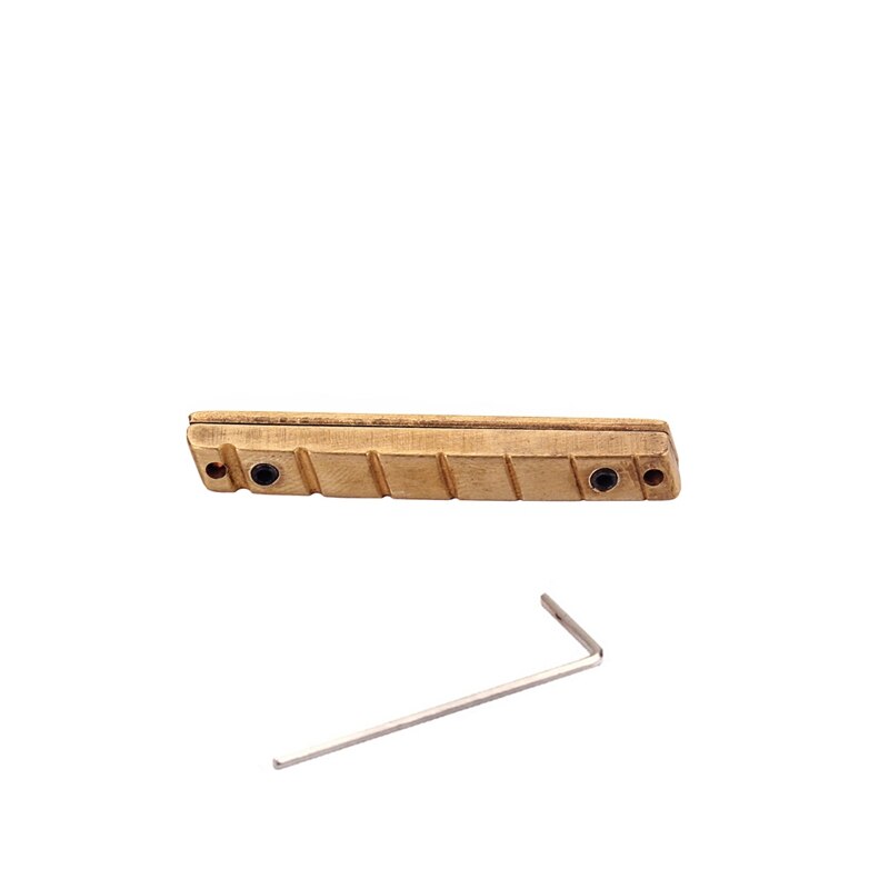 50mm Guitar Brass Bridge Nut for 7 String Electric Guitar with Wrench