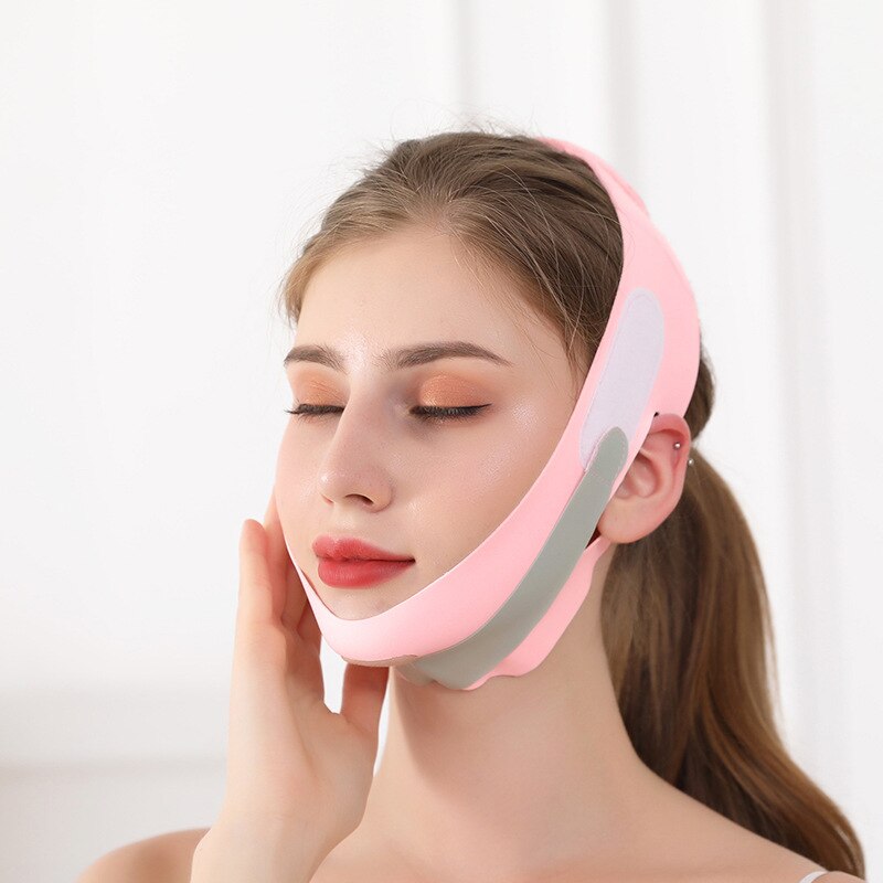 Double Chin Reducer V Line Mask Adjustable Lifting Chin Strap Breathable Ultra-thin Sleeping Face Lifting Belt Lifting Firming