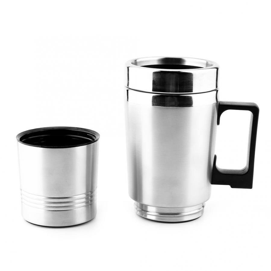 350ml + 150ml bil el-kedel kaffe te vand varme kop 12v rustfrit stål