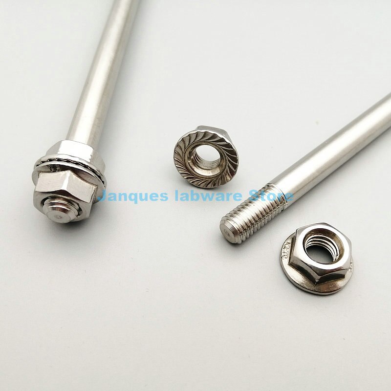 1pcs Lab OD 30mm to 120mm Stirring Blade 304 Stainless steel three-leaf type Stirrer Paddle,Stirring Dispersing Rod with nut
