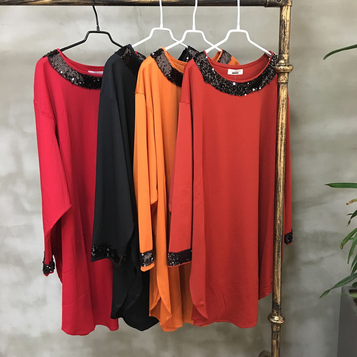 Plus Size Traditional African Clothing Oversized Loose Casual Sequined Sequins Solid Dashiki Dress Kanga Bazin Clothes