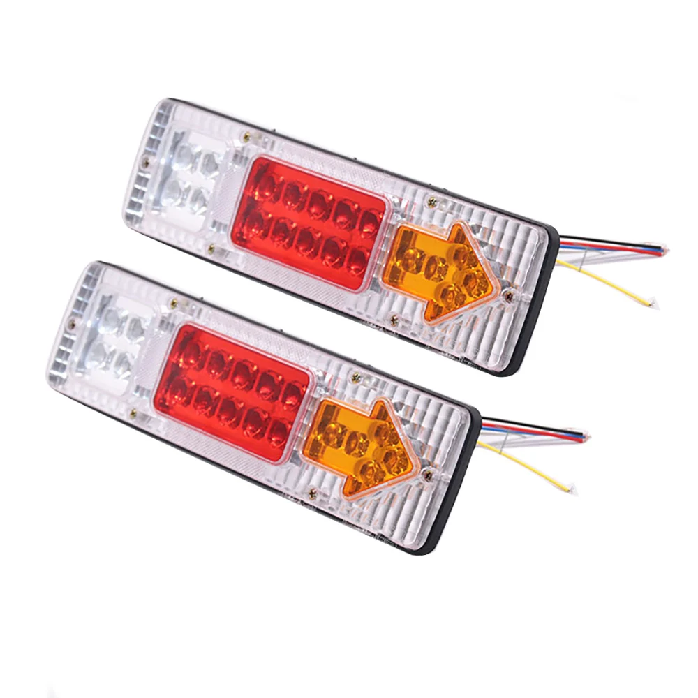 Car LED Tail Light Kits Waterproof 12V 24V Rear Turn Signal Lamp For RV Camper Trailer Truck Stop Light Boat Lighting: DEEP BLUE