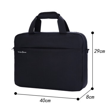 Victoriatourist Business handbag men women stylish versatile Briefcase 15.6” Laptop bag Multi-layer space messenger bag: Default Title