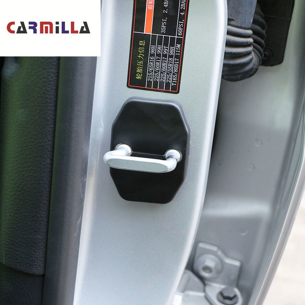 Cubierta de protección para cerradura de puerta de coche, accesorios para cerraduras de puerta Interior, embellecedor, para Jeep Compass 2th, , , ,