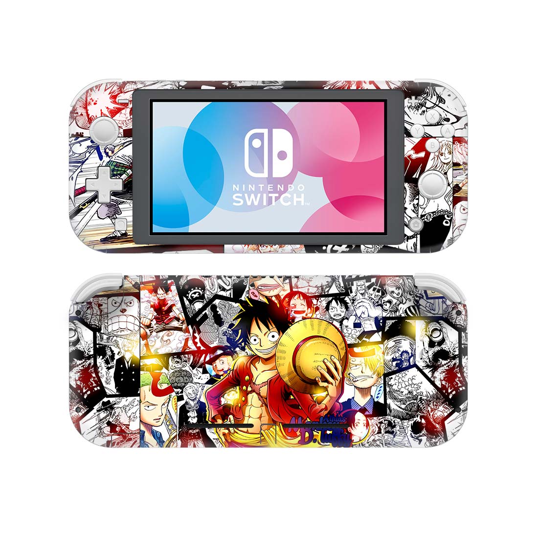 Adesivo Skin in vinile stile Luffy One Piece per Nintendo Switch Lite NSL pellicola protettiva Cover Skin 15 stili disponibili: Style 4