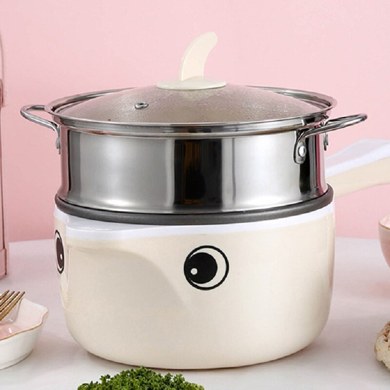 Multi Rice Cooker Electric Skillet Pot Cookers Noodle Stewing Steamed Fried Electric Slow Cooker 220V Single/Double Layer