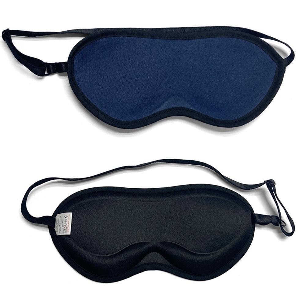 3D Schlaf Maske Block Heraus Licht Weich Gepolsterte Schlaf Maske Für Augen Auge Schatten Augenbinde Schlafen Einstellbare Gesicht Maske Augenklappe