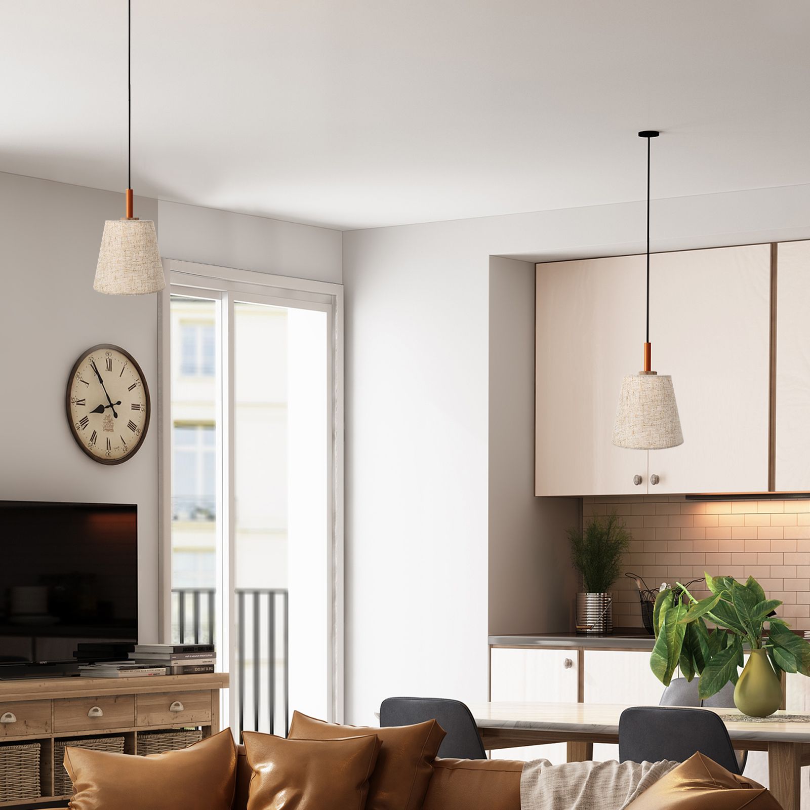 2 stuks stoffen lampenkap vervangend tafelkleed kroonluchter lampenkappen hanglamp cover nachtkastje bureau decoratief