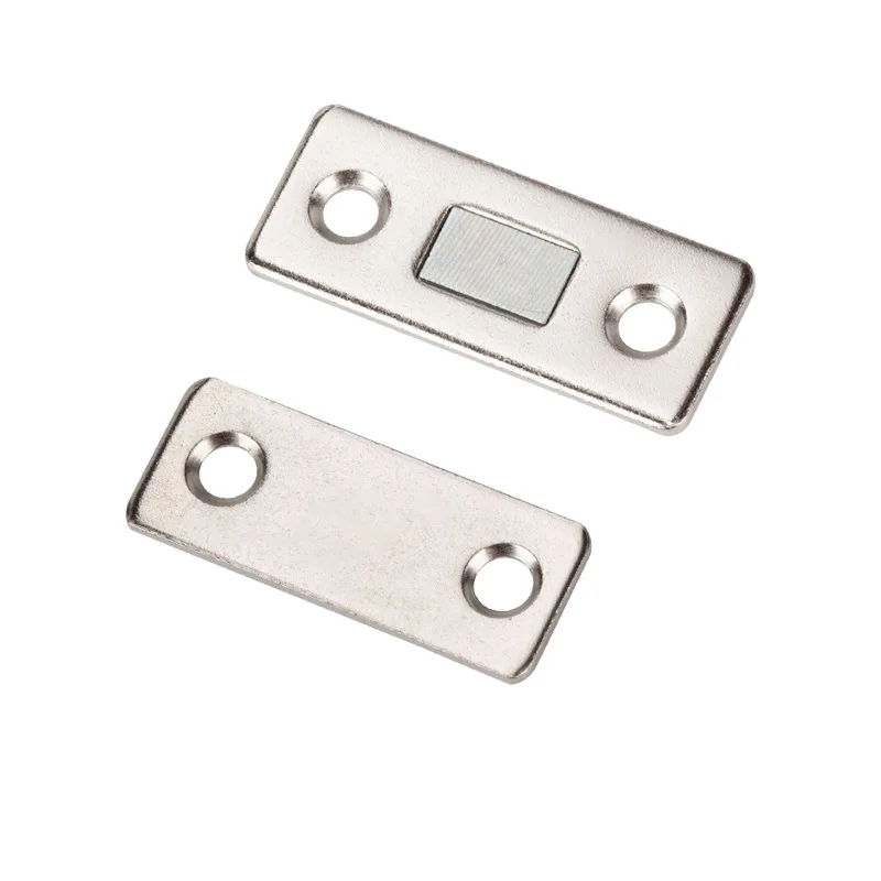 stärker, ultradünner, magnetischer Türschnäpper, Türschließer, Türriegel, Türmagnet für Möbel, Schrank, Schrank mit Schrauben